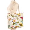 Women Beach Fashion Handbag Shoulder FLORAL CANVAS Large Day Tote Shopping Bag #3 small image