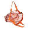 Just Cavalli Women Orange Floral Print Clear Vinyl Tote Shopper Beach Bag Hanbag #5 small image