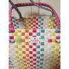 KATE SPADE NEW YORK Extra large Tote Shopper Beach Shoulder Bag Multicolor NEW #3 small image