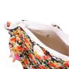 New Women Cotton Shoulder Shopper Bag Summer Floral Print  Purse Beach Tote Bags #2 small image