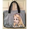 NWT DISNEY STORE ALICE IN WONDERLAND LARGE ZIPPER TOTE CARRY ON PURSE BEACH BAG #1 small image