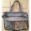 NWT DISNEY STORE ALICE IN WONDERLAND LARGE ZIPPER TOTE CARRY ON PURSE BEACH BAG #3 small image