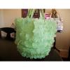 JUICY COUTURE Rare PVC Flower Covered Beach Pool Bag Hobo Tote #4 small image