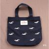 Hollister Womens Vintage School Book Beach Bag Tote Canvas by Abercrombie NWT! #2 small image