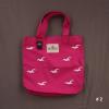 Hollister Womens Vintage School Book Beach Bag Tote Canvas by Abercrombie NWT! #3 small image