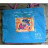 NWT New Anne Ormsby Large Cotton Tote Beach Elements Bag Blue Sandals Stripes #1 small image