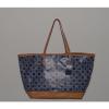 Tommy Hilfiger Womens Blue Vinyl Coated Lg Tote Beach Bag Handbag Purse SALE #5 small image