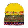 Indian Vintage Bag Multicolor Handbag Embroidered Beach Purse Wedding Clutch #2 small image