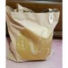 Victoria&#039;s Secret Gold Glitter Studded Canvas Tote Beach Bag (Limited Edition)