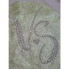 Victoria&#039;s Secret Gold Glitter Studded Canvas Tote Beach Bag (Limited Edition)