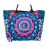 Indian Cotton Suzani Embroidery Handbag Woman Tote Shoulder Bag Beach Boho Bag 7 #2 small image