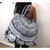 Indian Handmade Mandala Shopping Purse Cotton Beach Bag Large Tote Messenger #2 small image