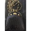 SALE!!!!  !! Stunning authentic black alligator bag by Giorgio&#039;s of Palm Beach