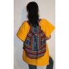 Beach Mexican Hippie Baja Tote Ethnic Backpack Indian Bag, Blanket Purse #2 small image