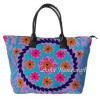 Indian Cotton Tote Suzani Embroidery Handbag Woman Shoulder &amp; Beach Boho Bag 051 #1 small image