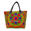Indian Cotton Suzani Embroidery Handbag Woman Tote Shoulder Bag Beach Boho Bag 3 #1 small image