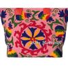 Indian Cotton Embroidery Suzani Handbag Woman Tote Shoulder Bag Beach Boho Bag C #2 small image