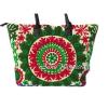 Indian Cotton Tote Suzani Embroidery Handbag Woman Shoulder &amp; Beach Boho Bag s12 #2 small image