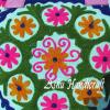 Indian Cotton Suzani Embroidery Handbag Woman Tote Shoulder Bag Beach Boho Bag N #3 small image