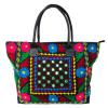 Indian Cotton Suzani Embroidery Handbag Woman Tote Shoulder Bag Beach Boho Bag l