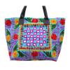 Indian Cotton Suzani Embroidery Handbag Woman Tote Shoulder Bag Beach Boho Bag 9 #2 small image