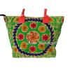 Indian Cotton Tote Suzani Embroidery Handbag Woman Shoulder &amp; Beach Boho Bag s23 #2 small image
