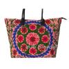 Indian Cotton Tote Suzani Embroidery Handbag Woman Shoulder &amp; Beach Boho Bag s35