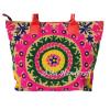 Indian Cotton Tote Suzani Embroidery Handbag Woman Shoulder Beach Boho Bag s37 #2 small image