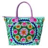 Indian Cotton Suzani Embroidery Handbag Woman Tote Shoulder Beach Boho Bag s24