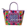 Indian Cotton Suzani Embroidery Handbag Woman Tote Shoulder Beach Boho Bag s06 #1 small image