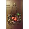 Brand New Arnold Palmer Plastic Beach Handbag Tote Shoulder Bag Black #2 small image