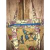 Kate McRostie Butterfly Floral Canvas Beach Tote Bag with Sequin Purse Handbag #4 small image