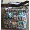 Thirty One 31 Med Utility Beach Grocery Tote Bag OWL Brown Hoo&#039;s Chilly Retired #4 small image