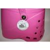 LUBBER Pink Tote Beach Bag Purse Crocs Shoes Footprint New #3 small image