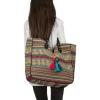 Beach Tote Fashion Shoulder Bag Handbag Everyday Canvas Casual Hippie Travel #1 small image