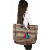 Beach Tote Fashion Shoulder Bag Handbag Everyday Canvas Casual Hippie Travel #5 small image