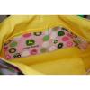 Handmade Pink John Deere Trimmed in Green Handbag Purse Tote Bag Beach Bag #4 small image