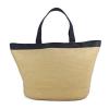 Eric Javits Woven Dunemere Fabric Natural Black Beach Tote Bag New #2 small image