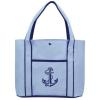 Anchor with Rope Fashion Tote Bag Shopping Beach Purse #1 small image