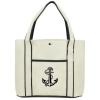 Anchor with Rope Fashion Tote Bag Shopping Beach Purse #3 small image