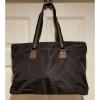 ESPRIT Large Black Shoulder Weekend Gym Beach Tote Bag with Purse #2 small image