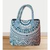 Mandala tote bag handmade Ethnic Boho shopping purse cotton gypsy beach bag #1 small image