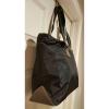 ESPRIT Large Black Shoulder Weekend Gym Beach Tote Bag with Purse
