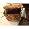 vintage Bahamas basket woven straw/palm embroidered tote bag handbag beach #3 small image