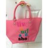 JUICY COUTURE JELLY BEACH BAG LIVE TO SURF AND SHOP