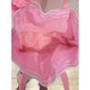 Victoria&#039;s Secret Pink Striped Straw Beach Bag Tote