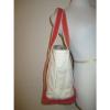 LANDS&#039; END MEDIUM OPEN TOP RUGED CANVAS SHOULDER BAG BEACH TOTE KELLY #3 small image