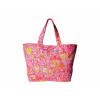 NWT Lilly Pulitzer Palm Beach Tote Bag PINK POUT KINIS IN THE KEYS Travel Bag #1 small image