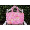 NWT Lilly Pulitzer Palm Beach Tote Bag PINK POUT KINIS IN THE KEYS Travel Bag #3 small image