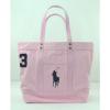 POLO RALPH LAUREN Big Pony Large Canvas Zipper Tote Travel Beach Bag Choose ONE #2 small image